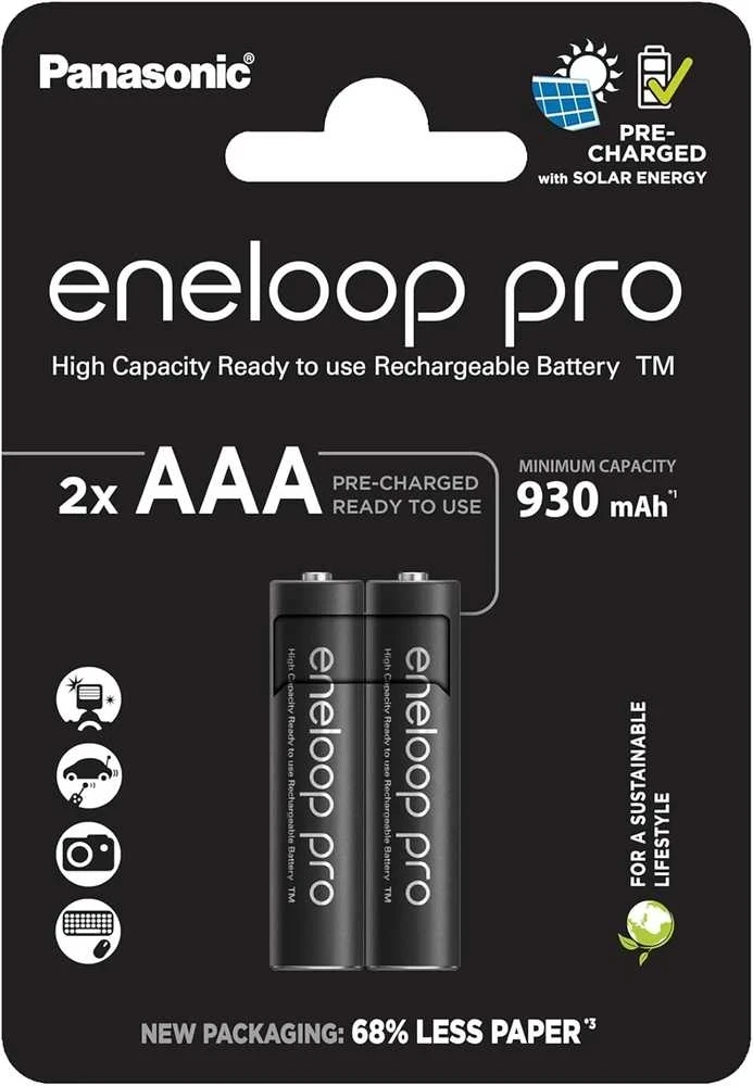 Panasonic Batteries Panasonic eneloop įkraunama baterija Pro AAA 930 4BP