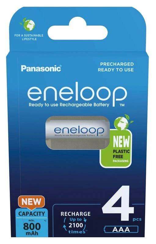 Panasonic Batteries Panasonic eneloop įkraunama baterija AAA 800 4BP