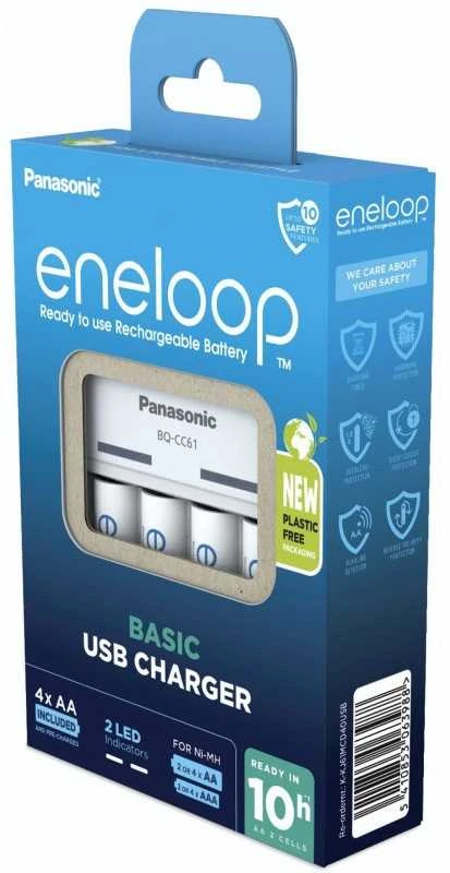 Kroviklis Panasonic ENELOOP K-KJ61MCD40USB Powerbank , 2,25 val; +(4xAA)