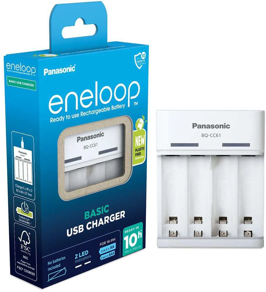 Panasonic Loader BQ-CC61 USB įvestis
