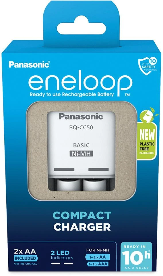 Kroviklis Panasonic ENELOOP K-KJ50MCD20E, 10 val, +(2xAA)