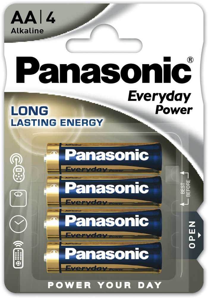 Elementai Panasonic (AA) 4 vnt. (Nekraunama)