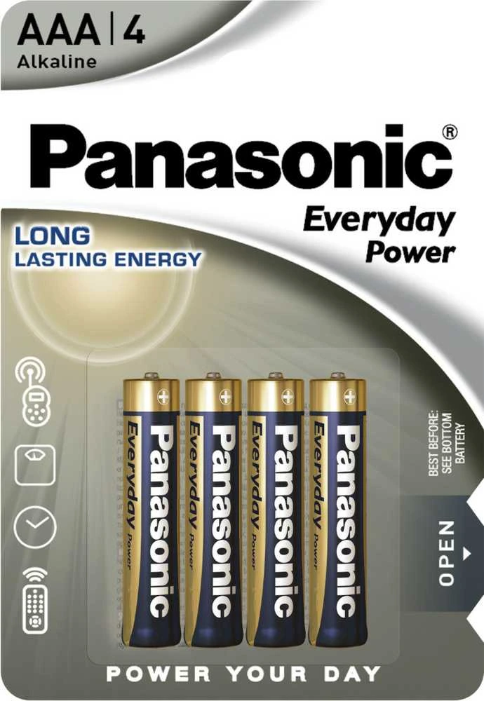 Elementai Panasonic (AAA) 4 vnt. (Nekraunama)
