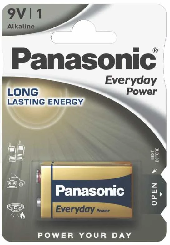 PANASONIC Everyday 6LR61EPS/1B Elementas