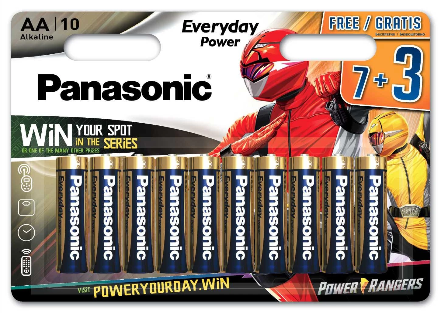 Panasonic Batteries „Panasonic Everyday Power“ baterija LR6EPS/10BW (7+3)