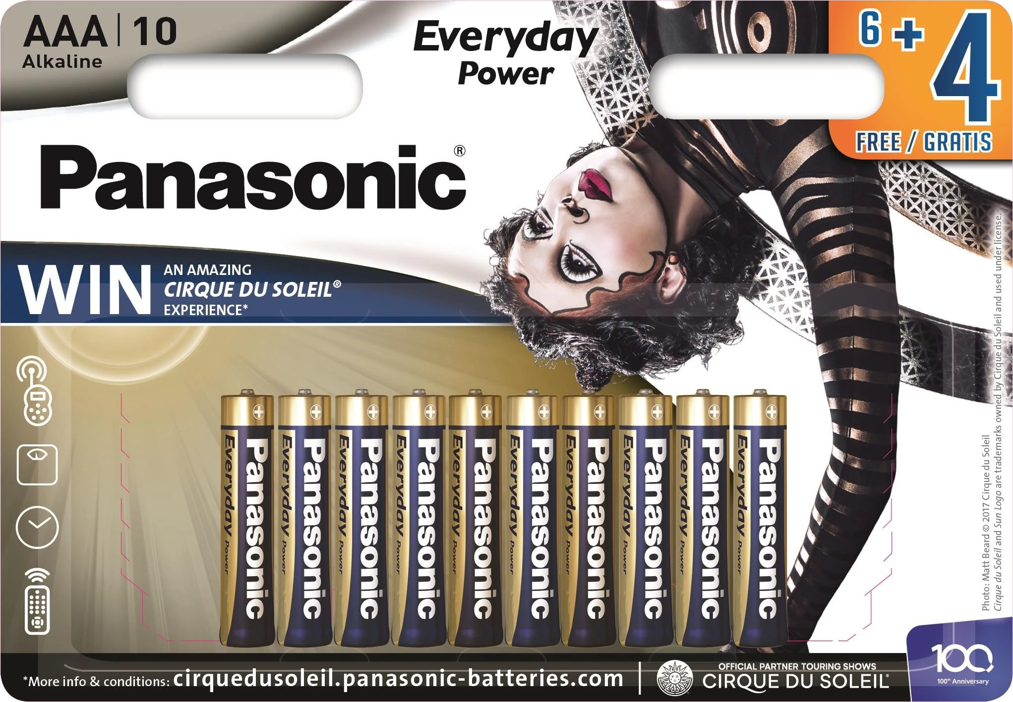 Panasonic Batteries Baterijos Panasonic LR03 EPS 6+4BP Angry Birds
