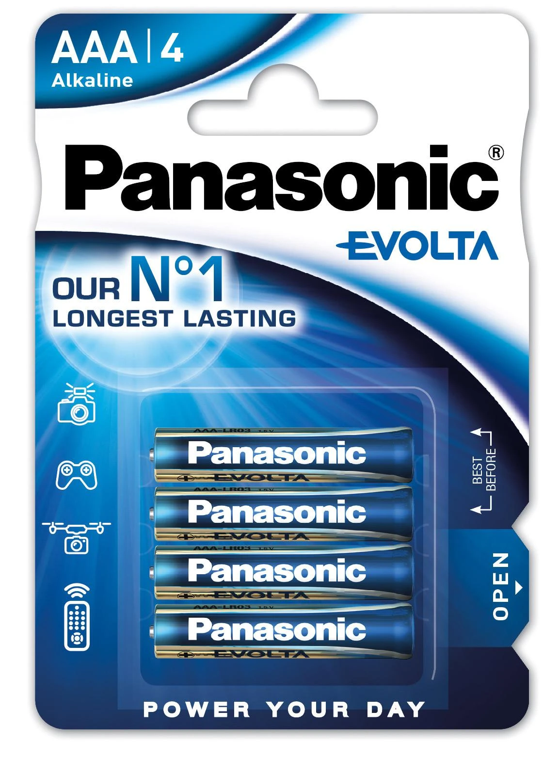 Panasonic Evolta AAA 4vnt pakuotė