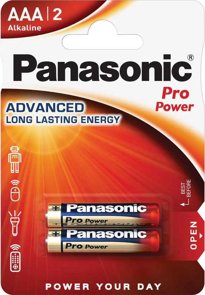 Panasonic Pro Power AAA šarminės baterijos pakuotė