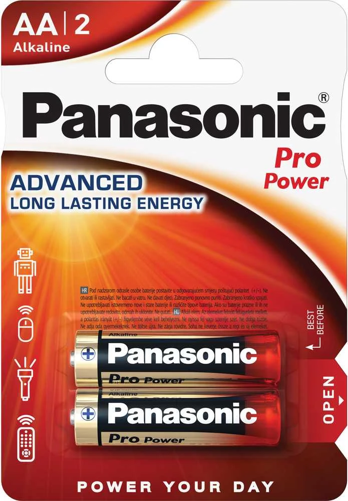Panasonic Alkaline Pro Power LR6PPG - Baterijos