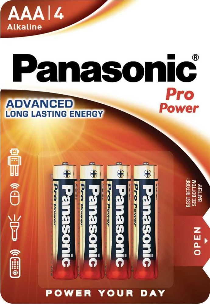 Elementai Panasonic Pro (AAA) 4 vnt. (Nekraunama)