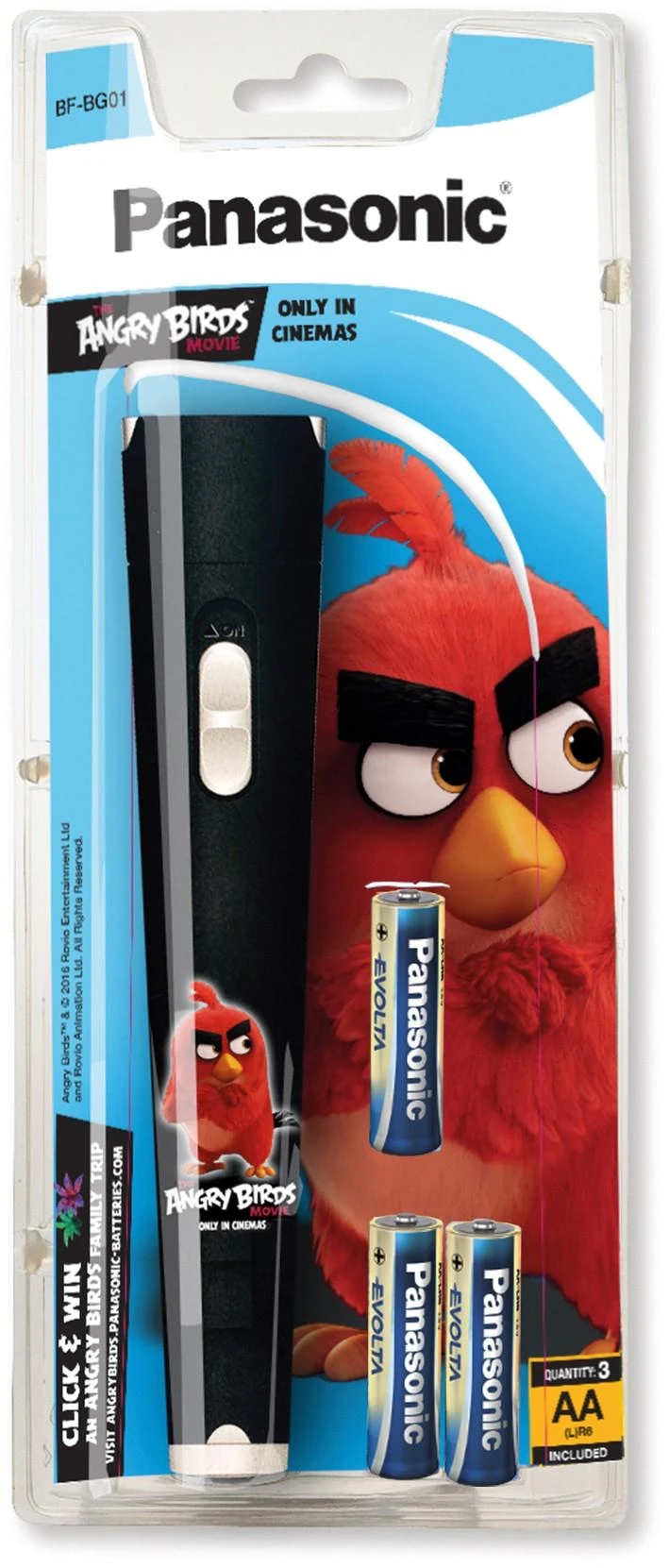 Panasonic Batteries Panasonic žibintuvėlis BF-BG01 Angry Birds