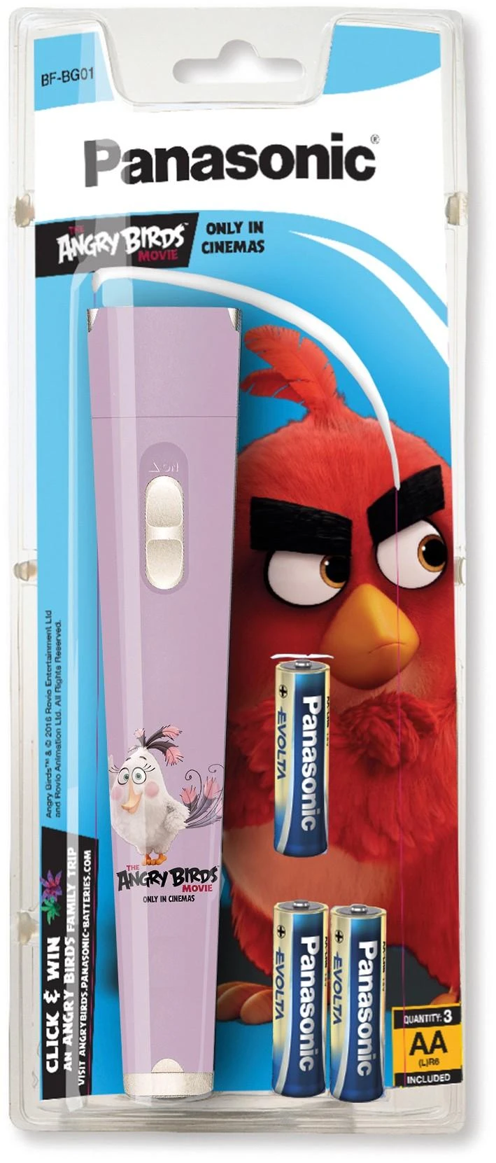 Panasonic Batteries Panasonic žibintuvėlis BF-BG01 Angry Birds