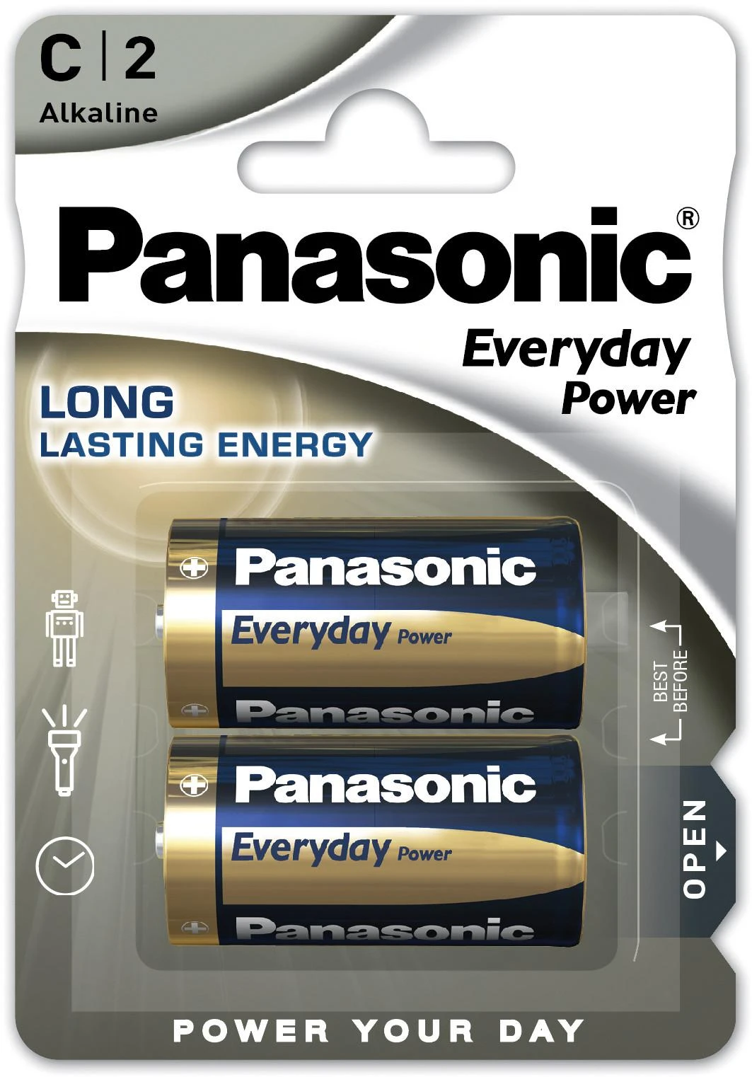 Panasonic Batteries „Panasonic“ baterijos „Panasonic Everyday Power“ LR14EPS/2B baterija
