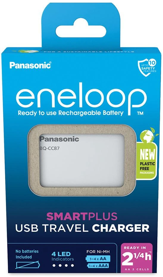 Kroviklis Panasonic ENELOOP BQ-CC87USB Powerbank, 2,25 val BOOM