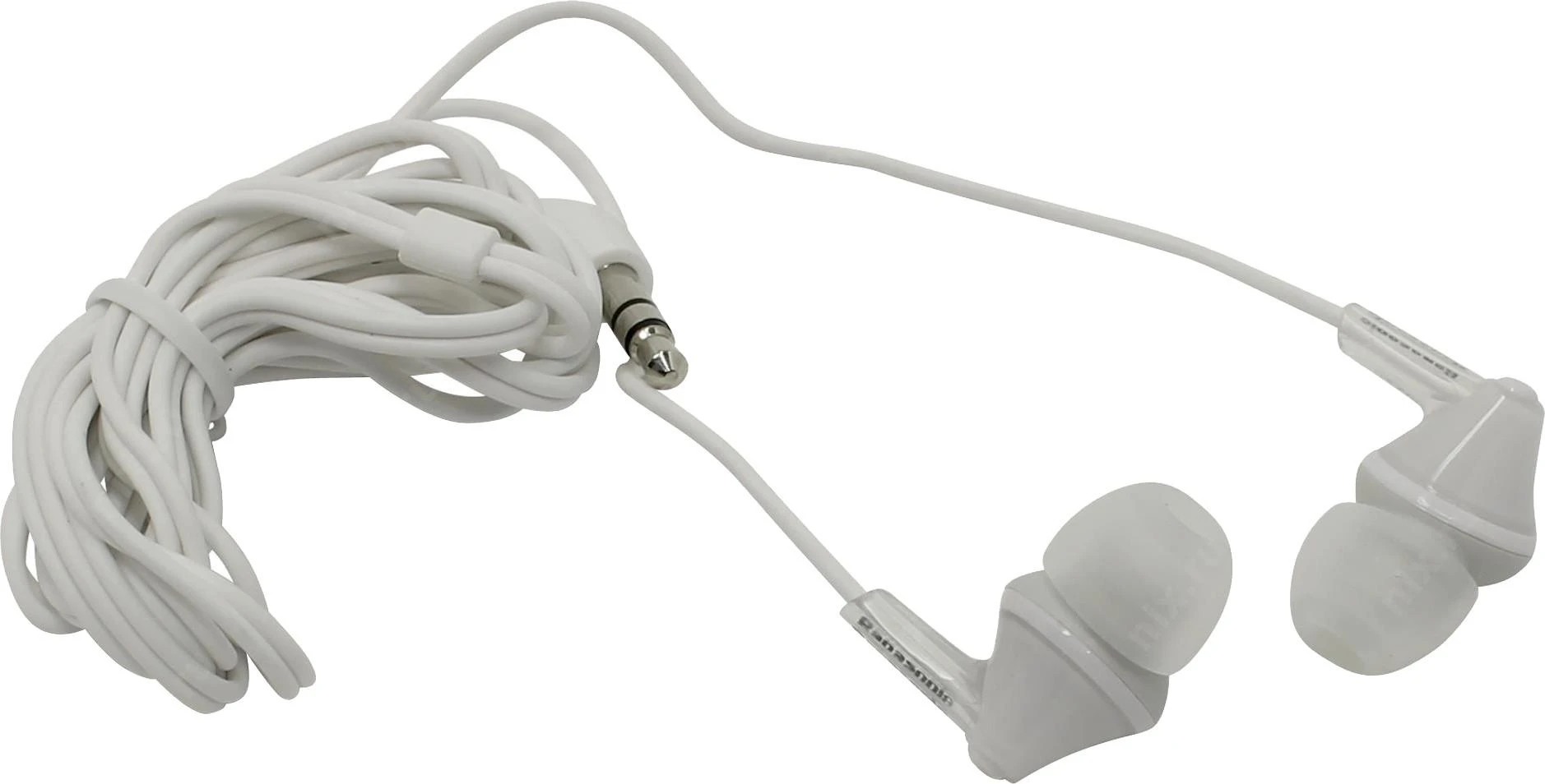 Panasonic RP-HJE125E-W ausinės su laidų raizginiu