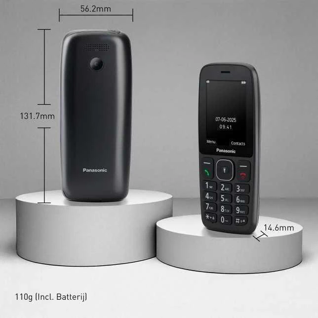 Telefonas stacionarus Panasonic KX-TF400EXB, juodas