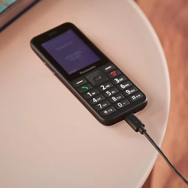 Panasonic Mobilusis telefonas 4g kx-tu260exb juoda