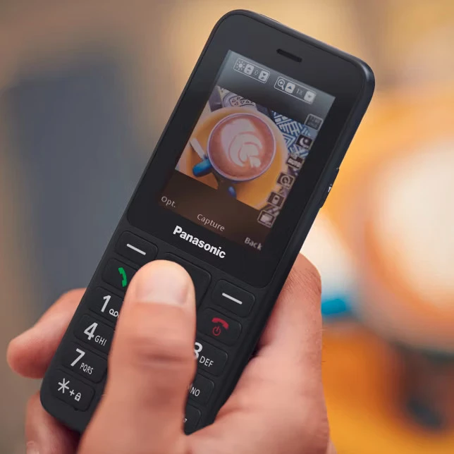 Panasonic Mobilusis telefonas 4g kx-tu260exb juoda