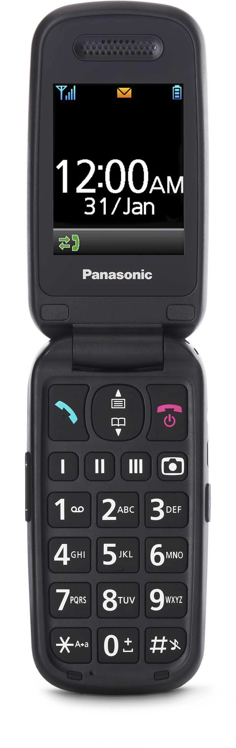 Mobilusis telefonas Panasonic KX-TU446EXB, juodos spalvos