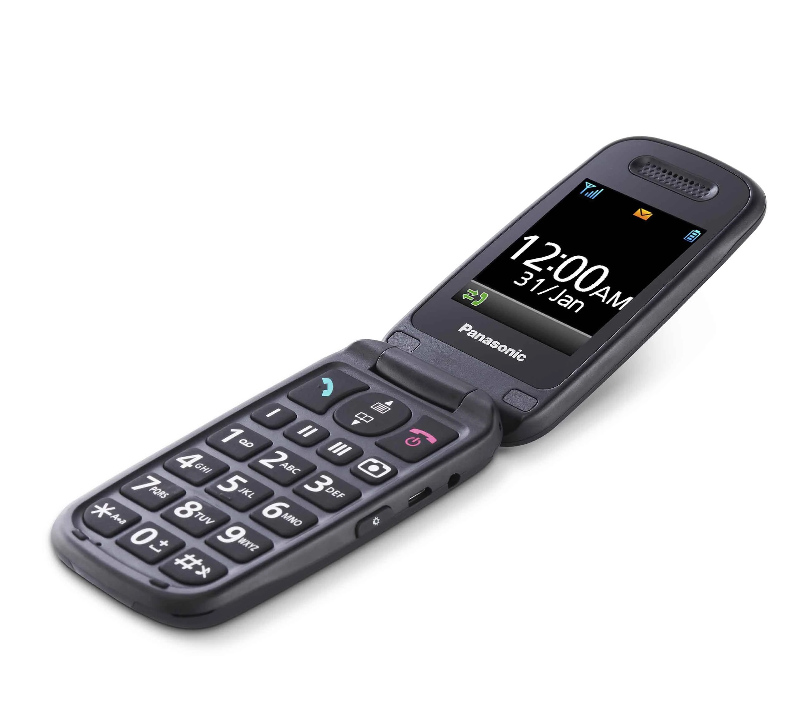Mobilusis telefonas Panasonic KX-TU446EXB, juodos spalvos