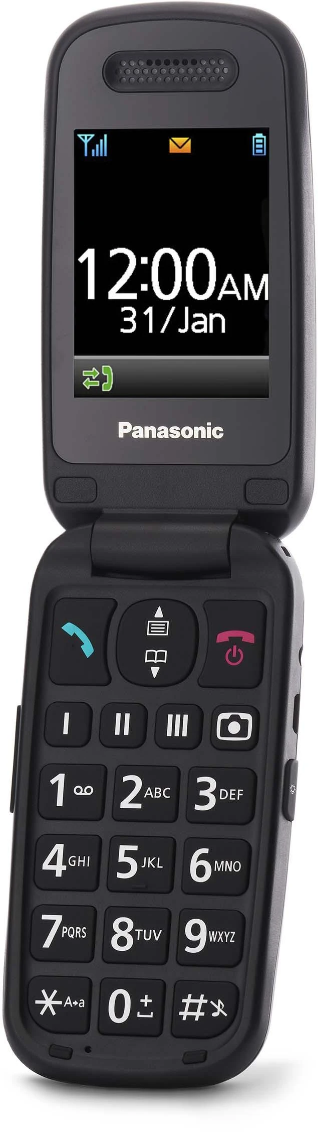 Mobilusis telefonas Panasonic KX-TU446EXB, juodos spalvos