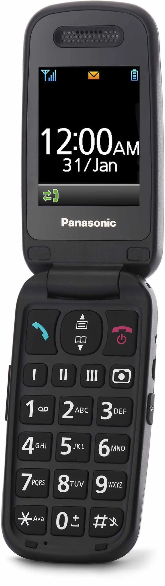 Mobilusis telefonas Panasonic KX-TU446EXB, pilkos spalvos