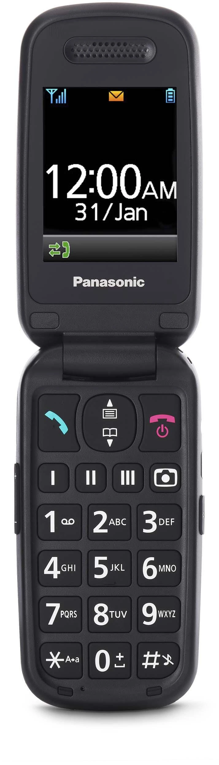 Mobilusis telefonas Panasonic KX-TU446EXB, pilkos spalvos