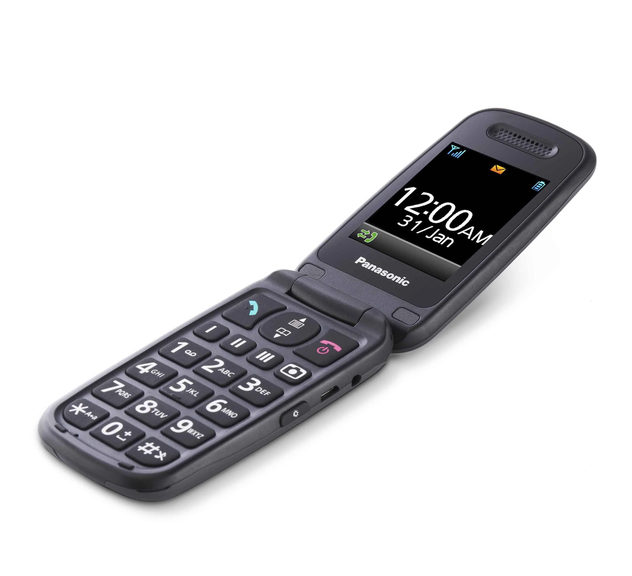 Mobilusis telefonas Panasonic KX-TU446EXB, pilkos spalvos