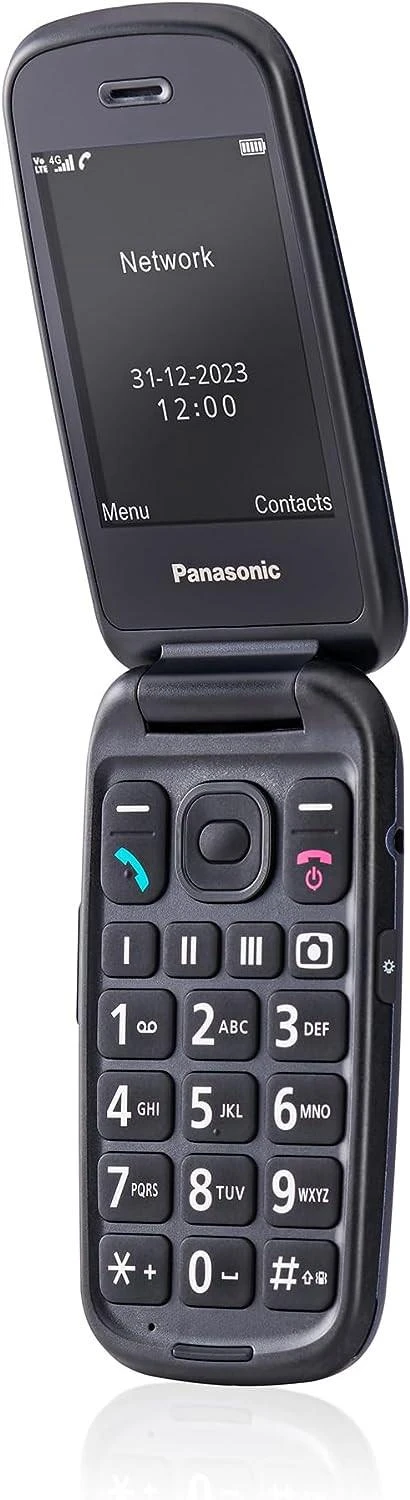 Panasonic 4G mobilusis telefonas, mėlynos spalvos (KX-TU550EXC)