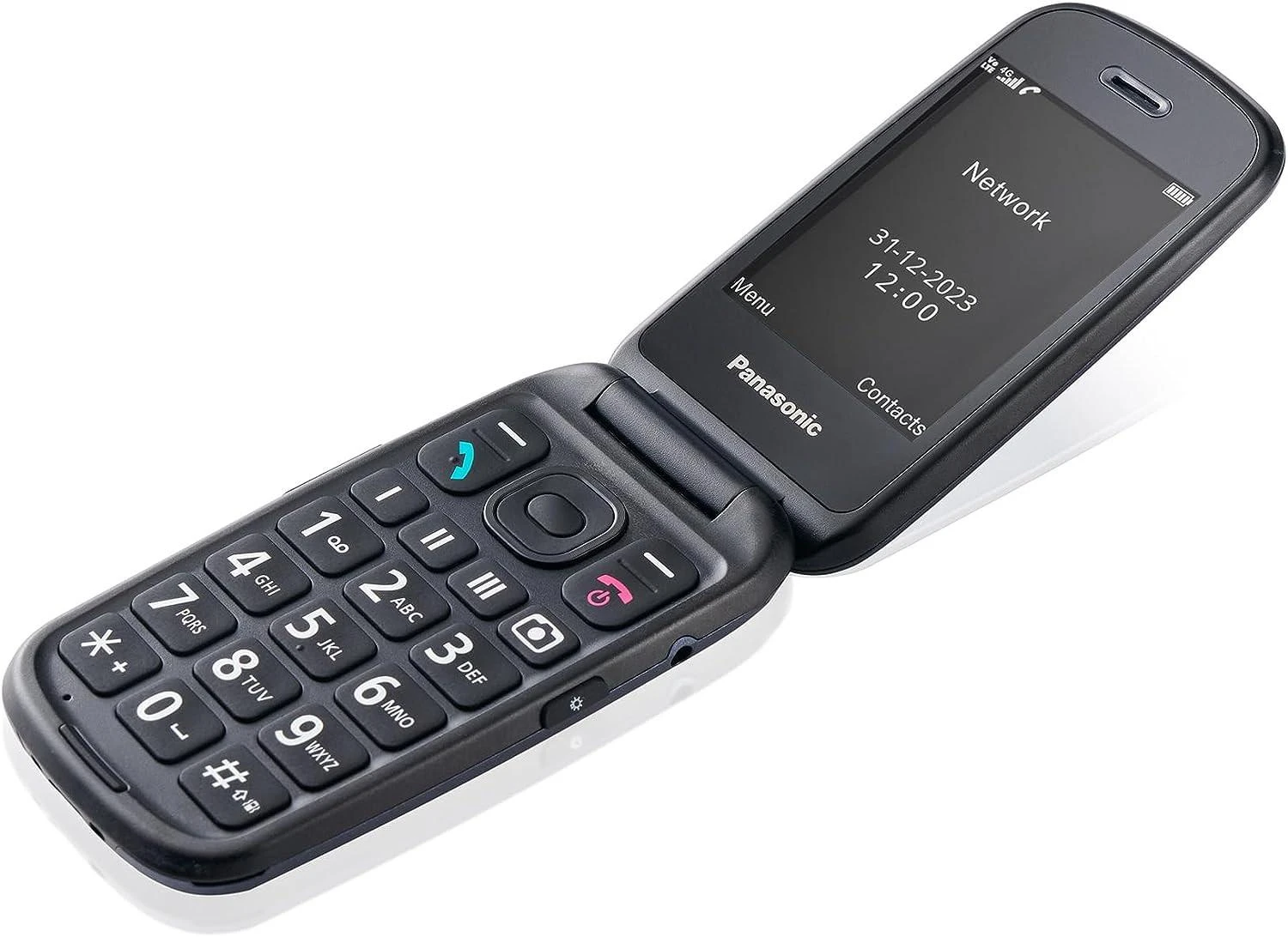 Panasonic 4G mobilusis telefonas, mėlynos spalvos (KX-TU550EXC)