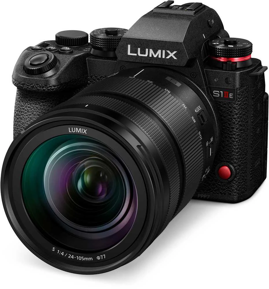 „Panasonic“ „Lumix S1 II E“ (S1 IIE) + „LUMIX S 24–105 mm F4“ (S-R24105) (DC-S1M2E)