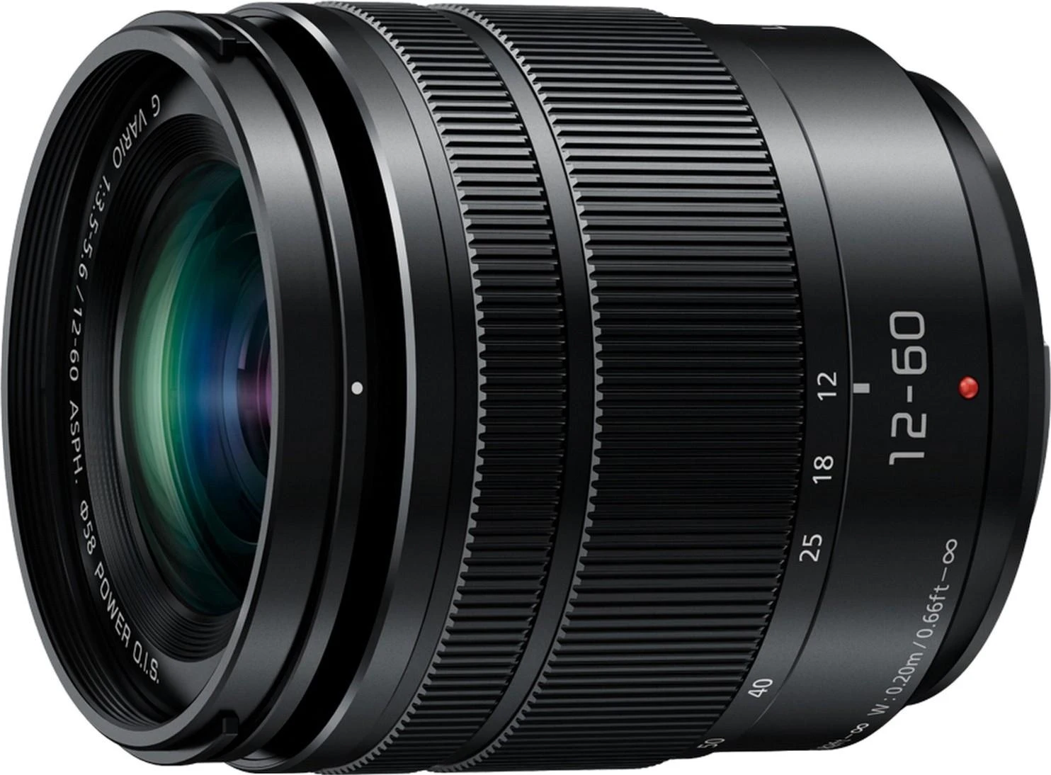 Objektyvas Panasonic Lumix Vario 12-60mm f/3.5-5.6 G Power OIS Asph be originalios dėžutės