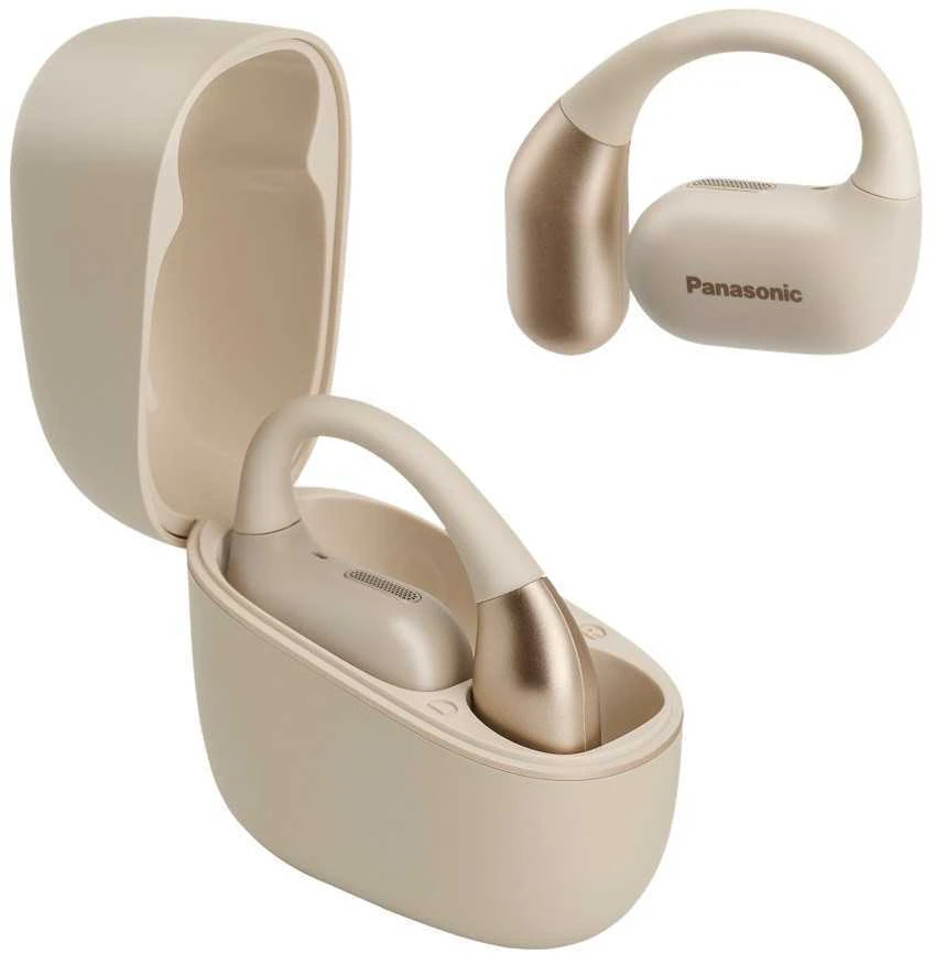 „Panasonic“ belaidės ausinės RB-F10DE-C, smėlio spalvos