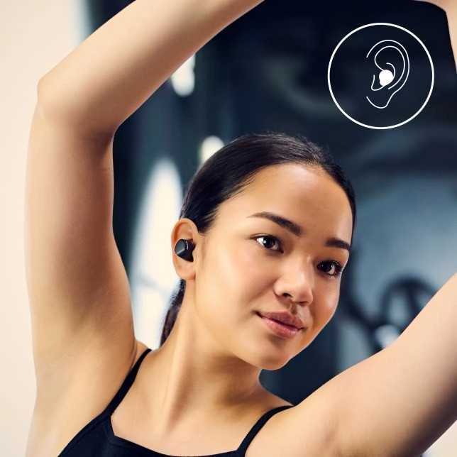Ausinės Panasonic Digital Stereo Earphones | RZ-B120WDE-K | Bluetooth | į ausis įkišamos | Belaidės | Juodas