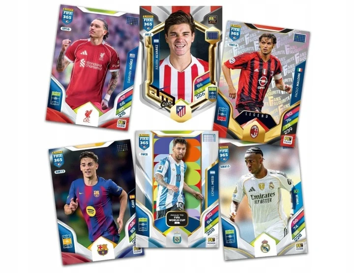 PANINI FIFA 365 AdrenalynXL 2026 kortos, 2 pakuotės + 3 XXL riboto leidimo kortelės