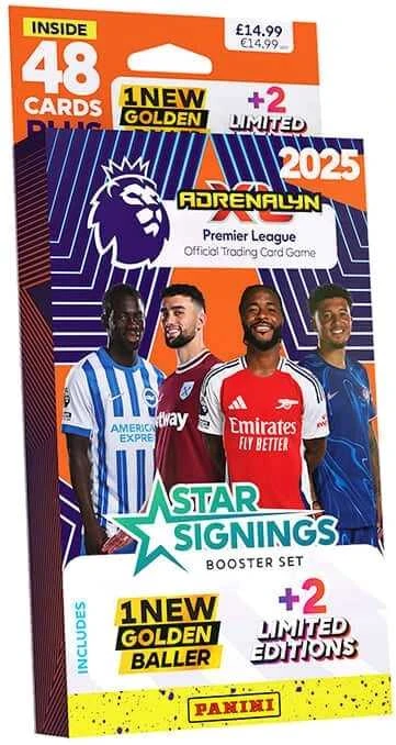 Panini Kortos „Premier“ lygos 2025 m. žvaigždžių pasirašymų kortelės