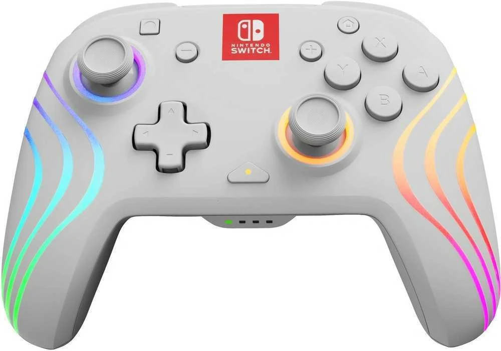 PDP belaidis valdiklis „Afterglow Wave Nintendo Switch“, baltas