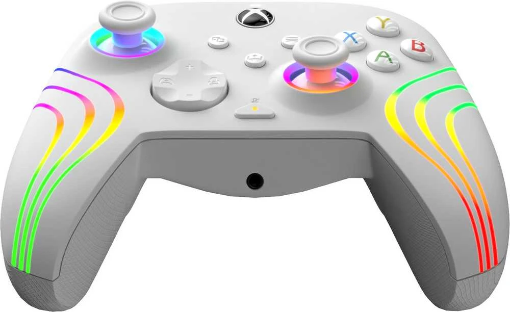 PDP XBOX Series X/S ir PC baltas laidinis valdiklis (Afterglow Wave)
