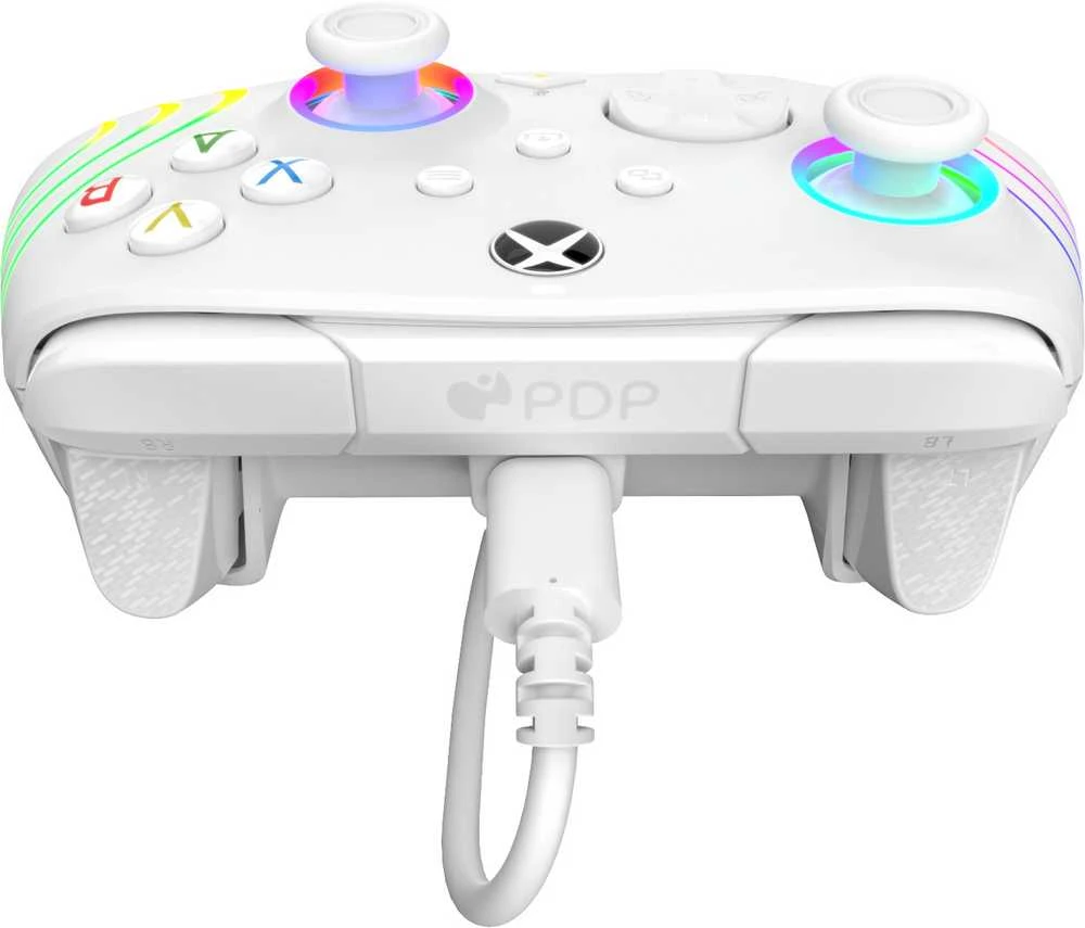 PDP XBOX Series X/S ir PC baltas laidinis valdiklis (Afterglow Wave)