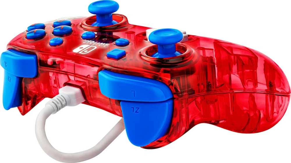 PDP Rock Candy Laidinis valdiklis skirtas Nintendo Switch - Mario | Raudona
