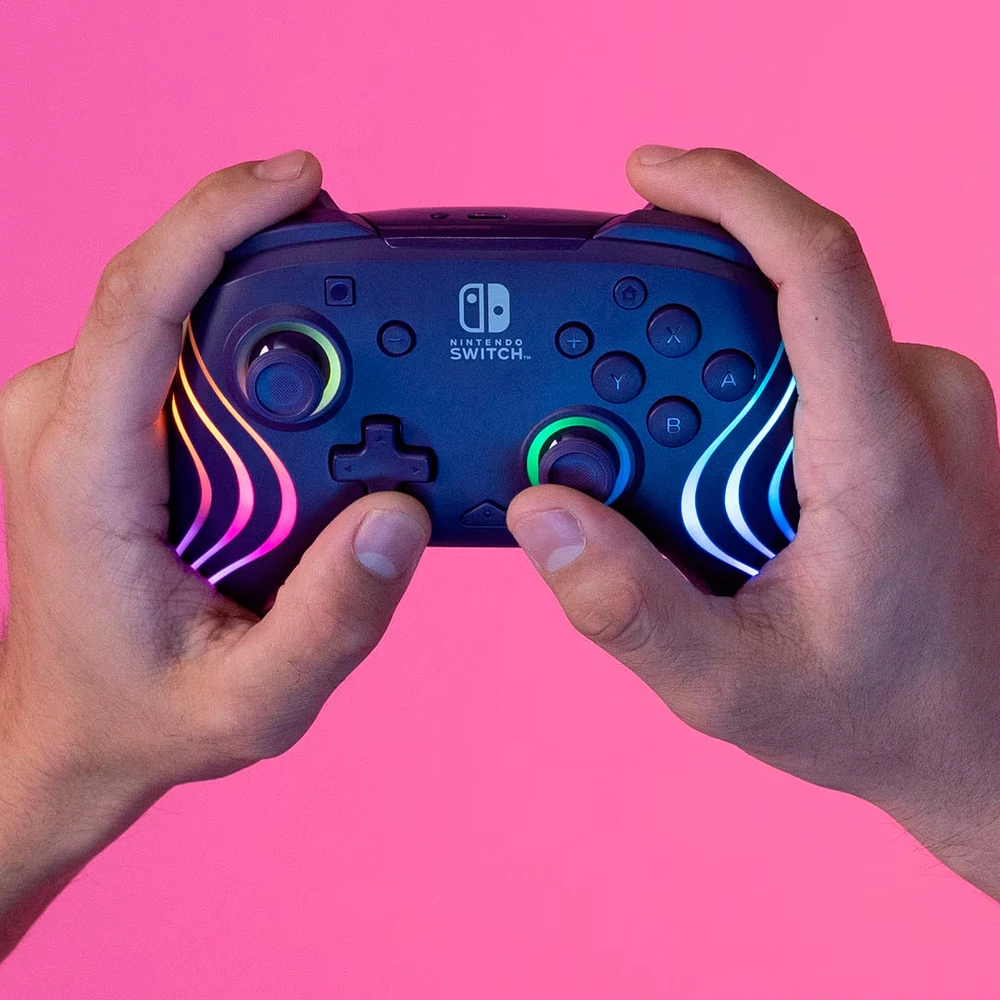PDP Afterglow Wave belaidis valdiklis, skirtas Nintendo Switch, Violetinė