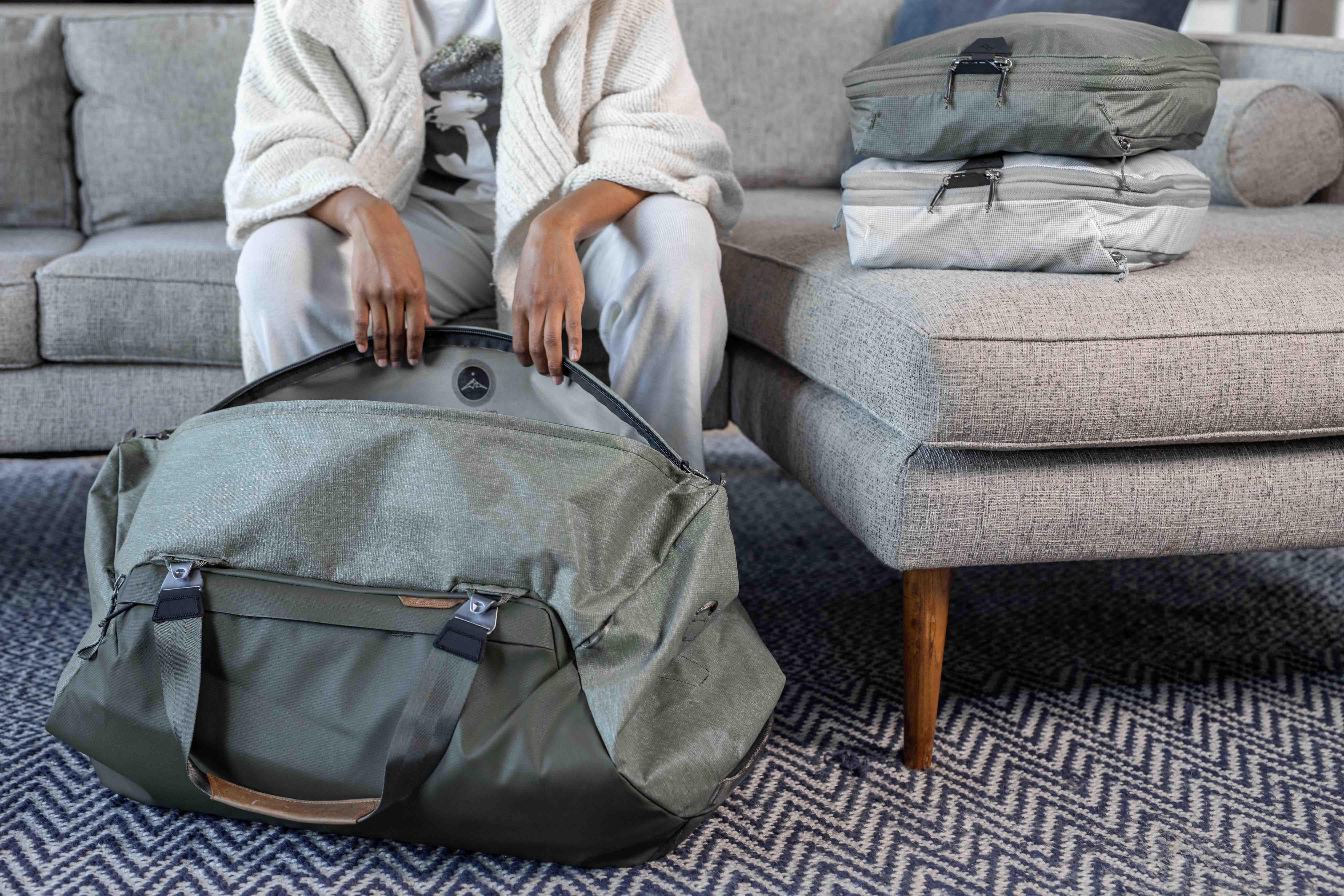 Kelioninis Peak Design Travel Duffel 65L, šalavijas