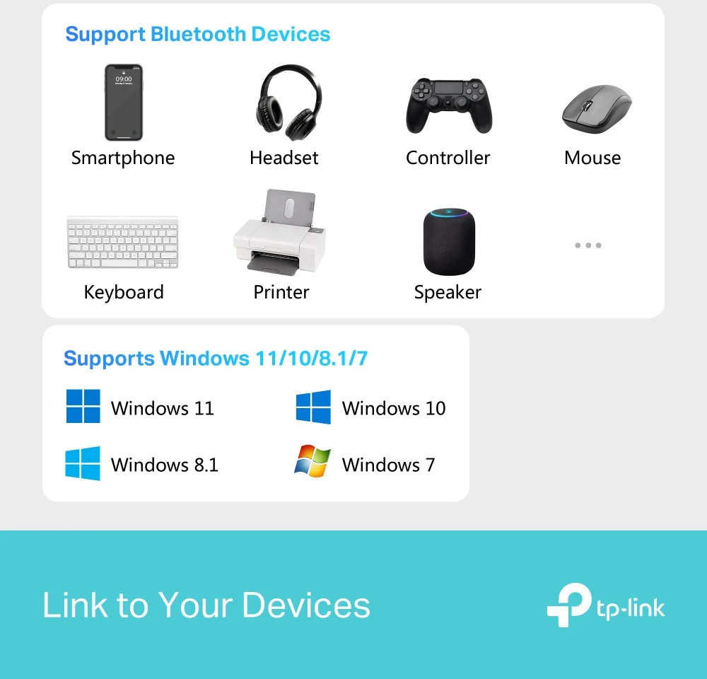 TP-LINK UB600 Bluetooth 6.0 Nano USB adapteris