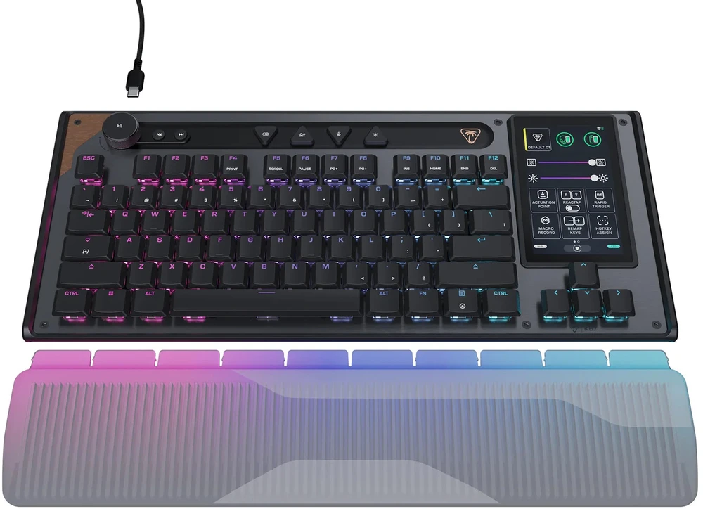 Pelė Turtle Beach klaviatūra Command KB7 TKL US, juoda