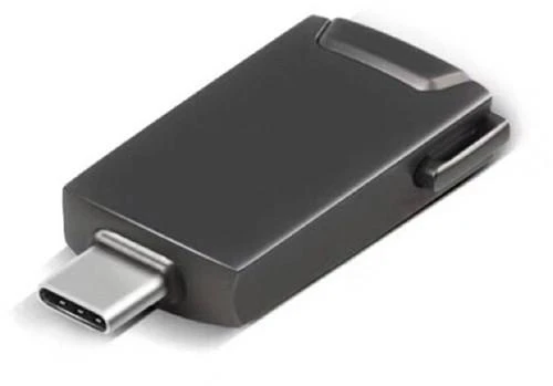 Platinet USB-C adapteris, juodas korpusas