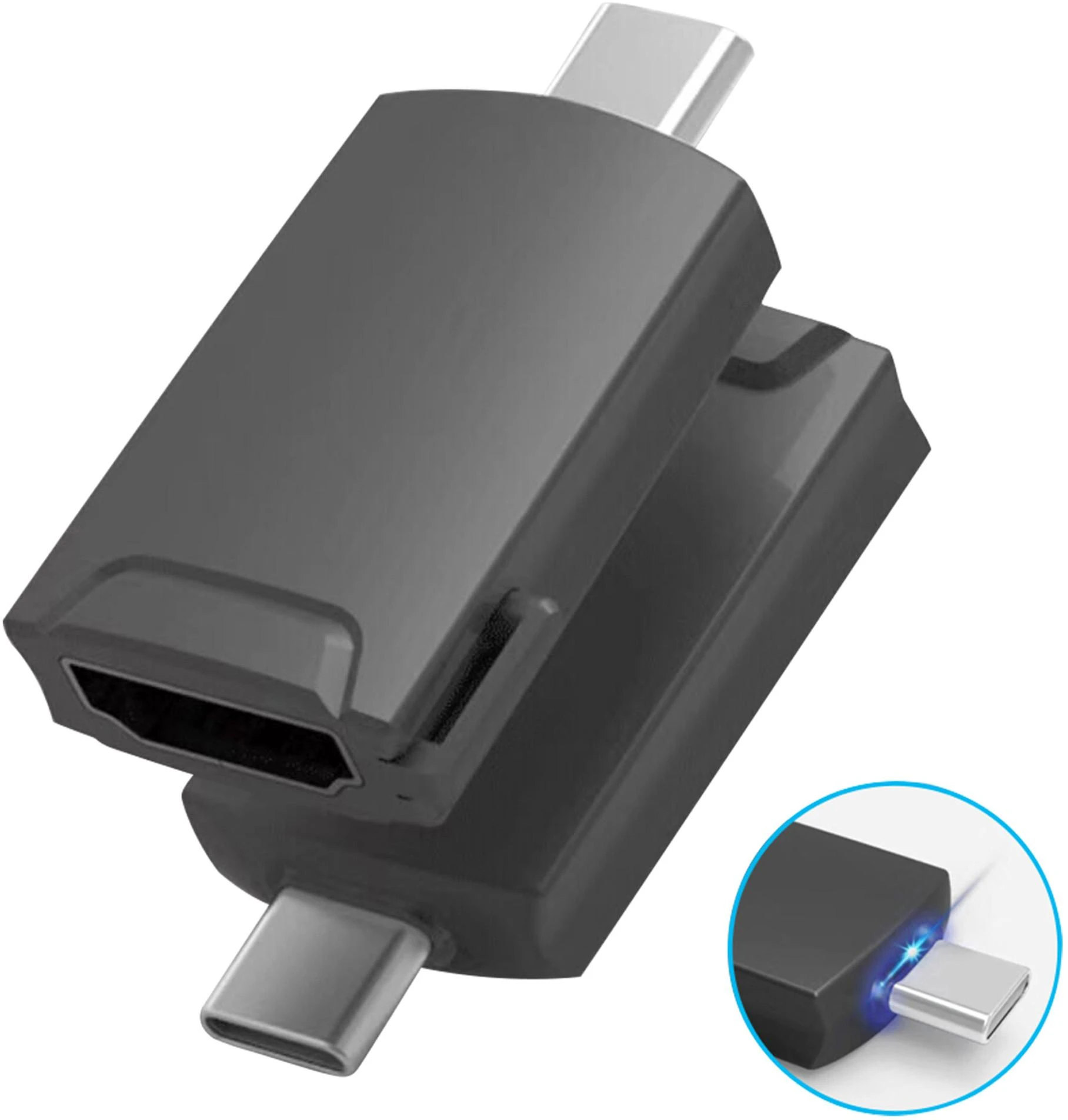 Platinet USB-C į HDMI adapteris su LED indikacija