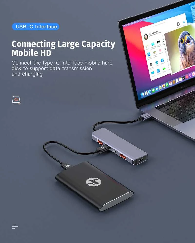 Platinet adapteris Multimedija 5in1 (46237)