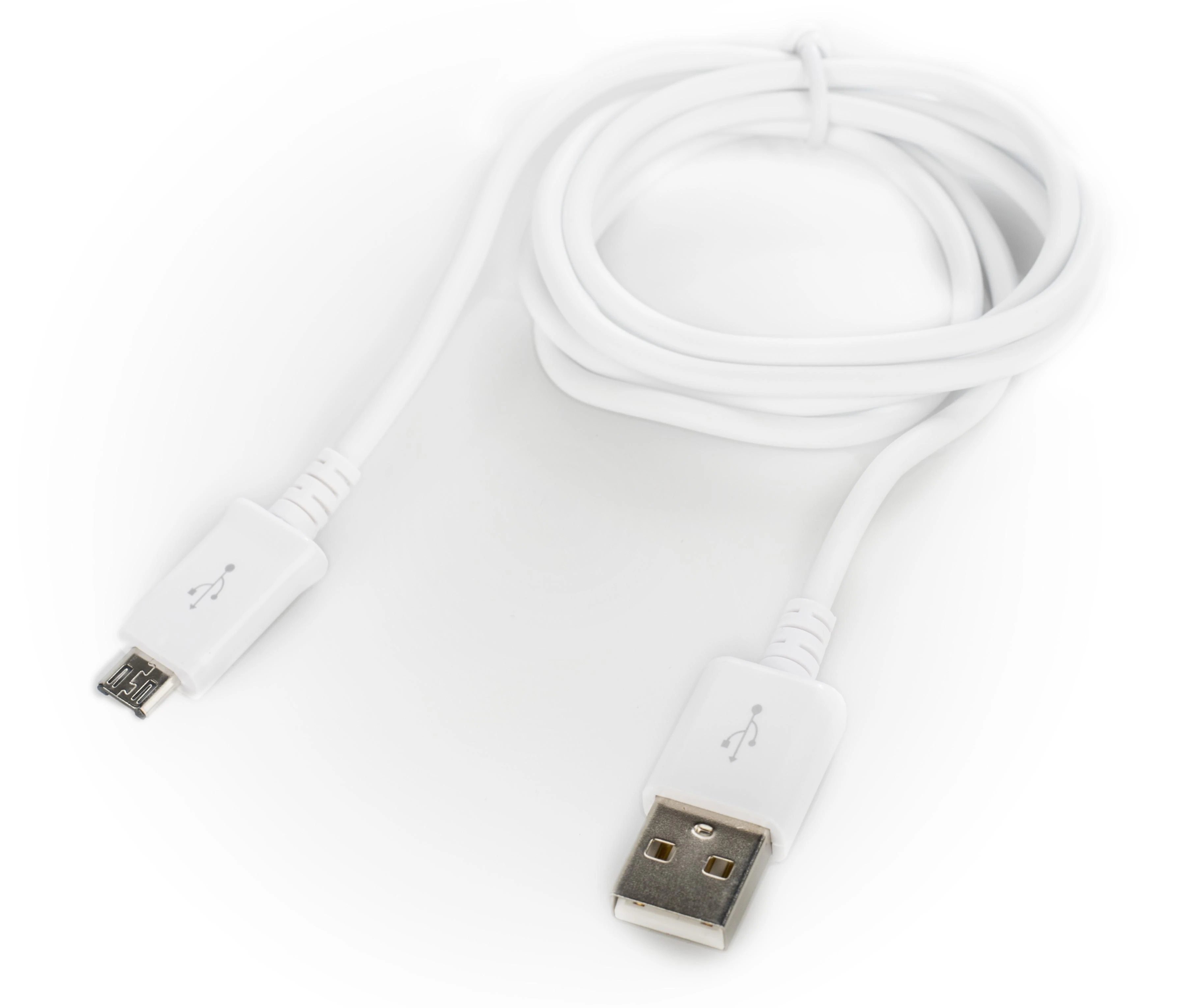 Platinet kabelis microUSB 1m, baltas