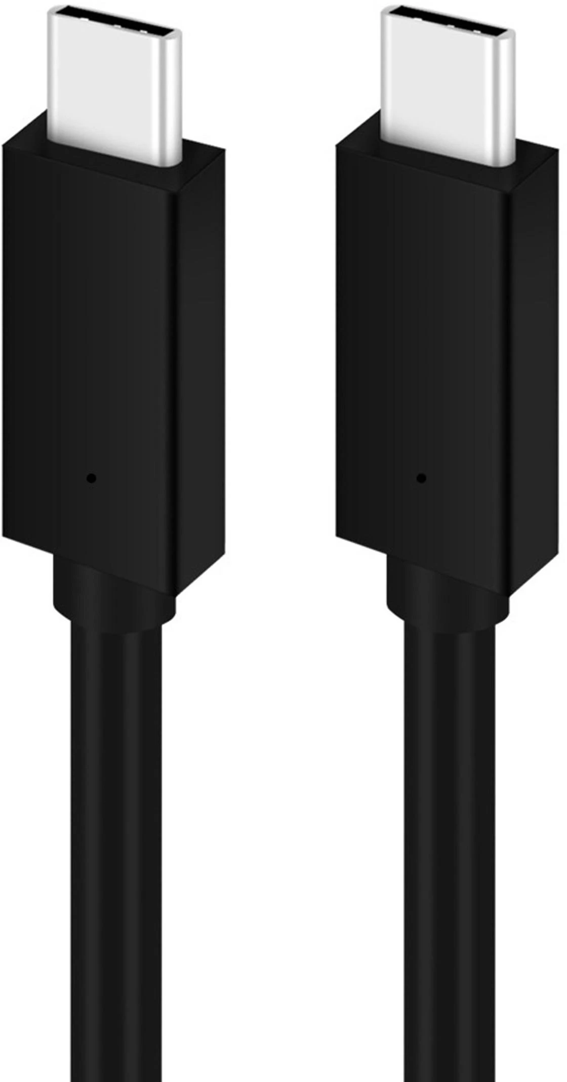USB kabelis Platinet "USB-C (Type-C) to USB-C (Type-C)" (5A) juodas 1M