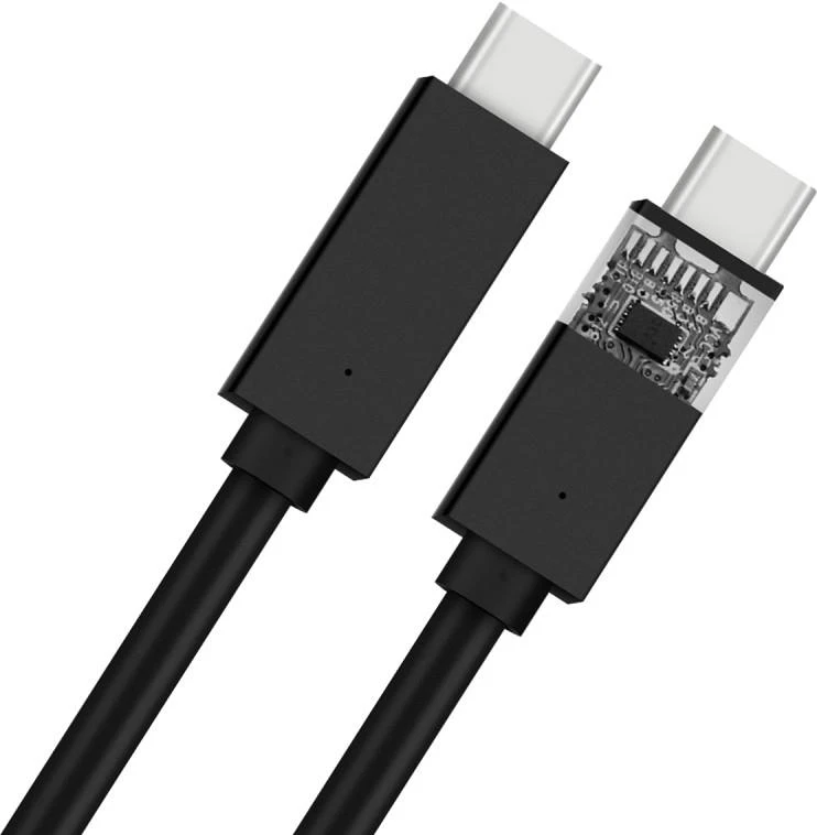 USB kabelis Platinet "USB-C (Type-C) to USB-C (Type-C)" (5A) juodas 2M